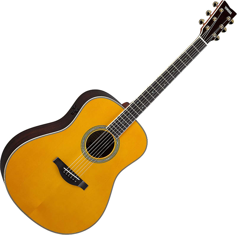 Акустическая гитара Yamaha LL-TA TransAcoustic Dreadnought Acoustic Electric Guitar, Vintage Tint