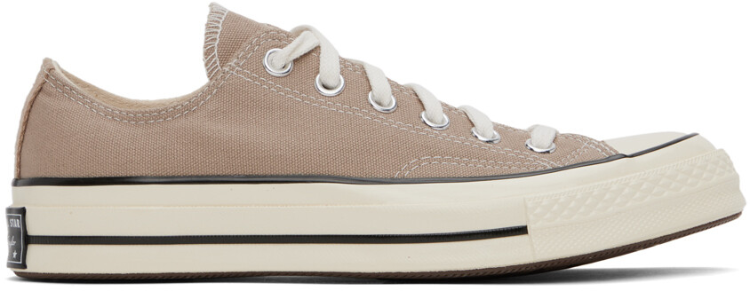 

Серо-серо-коричневые кеды Chuck 70 Vintage Canvas Converse, цвет Vintage cargo/Egret/Black
