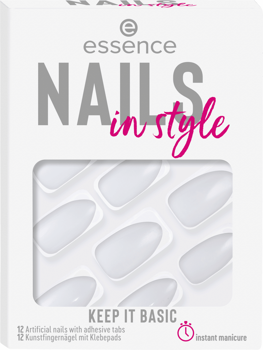 Накладные ногти Nails In Style 15 Keep It Basic 12 шт. essence