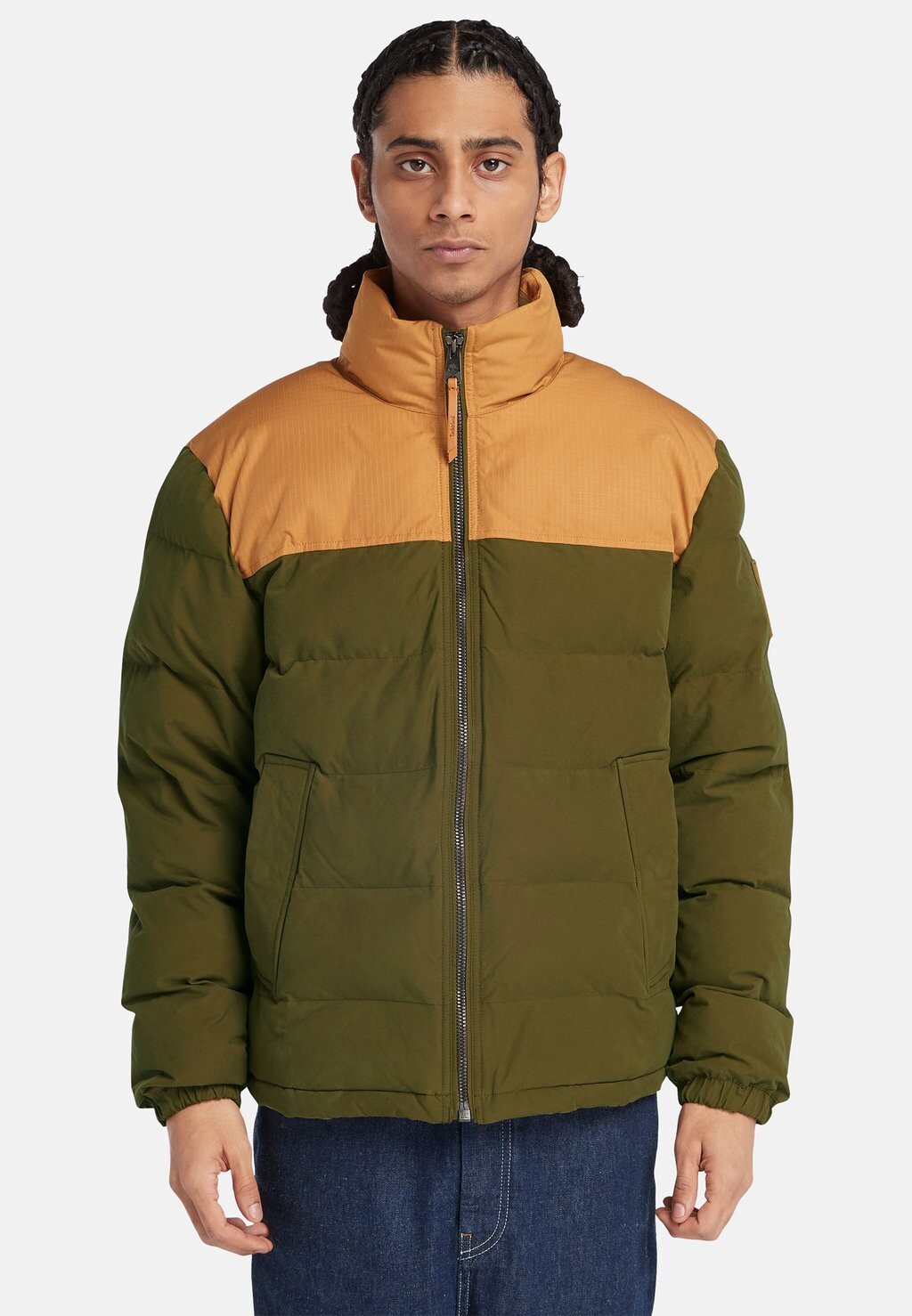 

Зимняя куртка Welch Mnt Puffer Timberland, цвет wheat boot dark olive