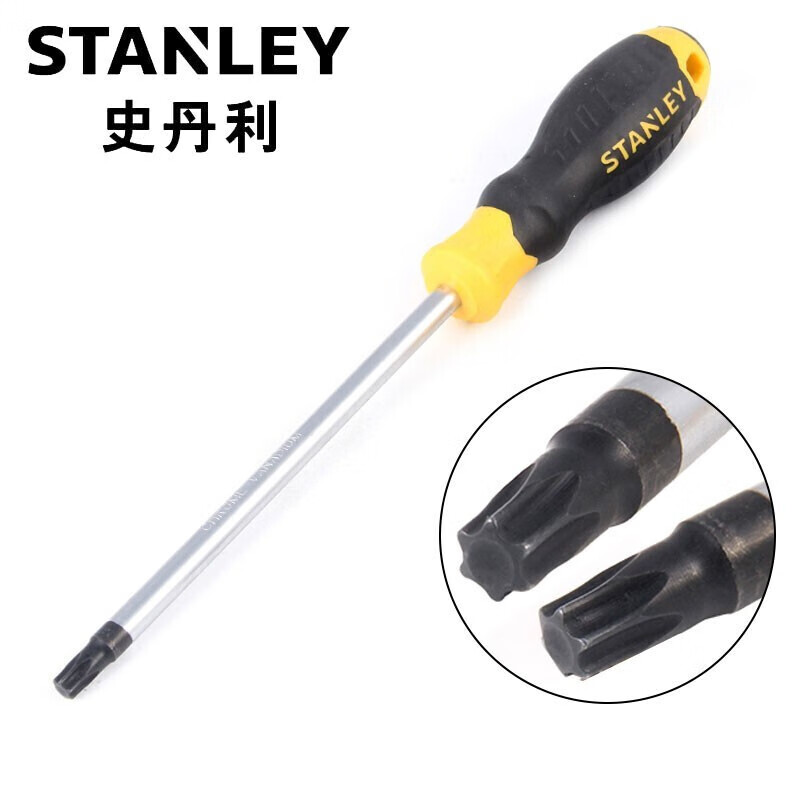 Stanley/STANLEY Промышленная отвертка Torx серии B с пластиковой ручкой Отвертка в форме цветка Отвертка-звездочка с магнитом T6x75mm 60-838-23