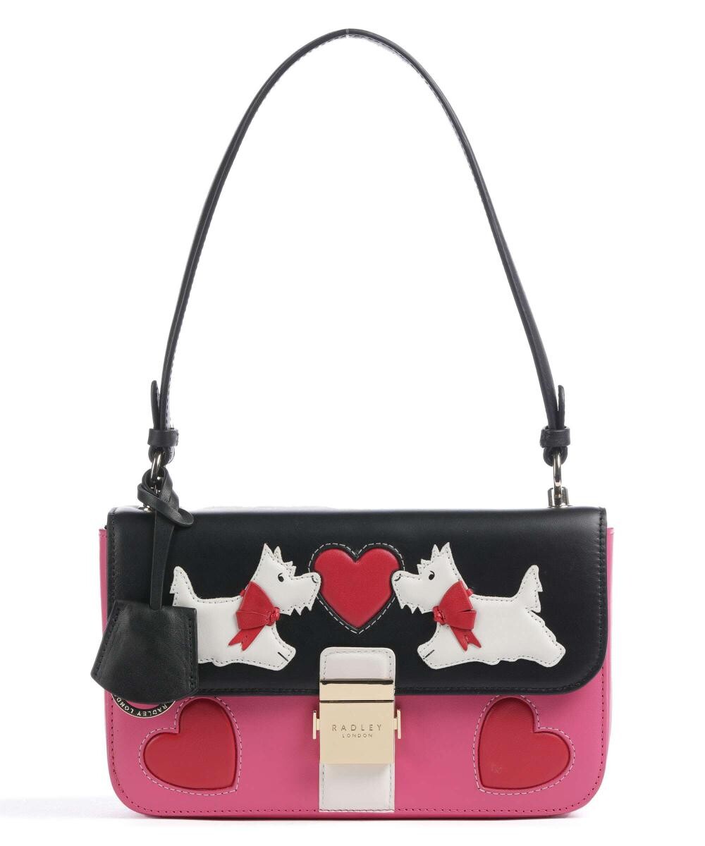 

Сумка через плечо Valentines из мелкозернистой кожи Radley London, черный