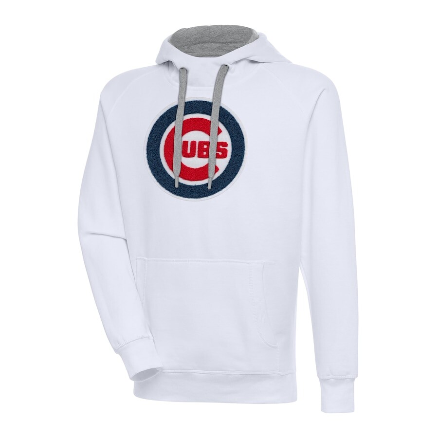 

Пуловер с капюшоном Antigua Chicago Cubs, белый