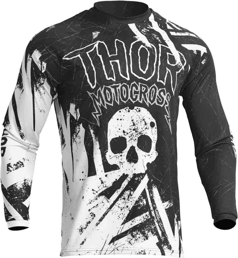

Молодежная майка для мотокросса Sector Gnar Thor, черно-белый