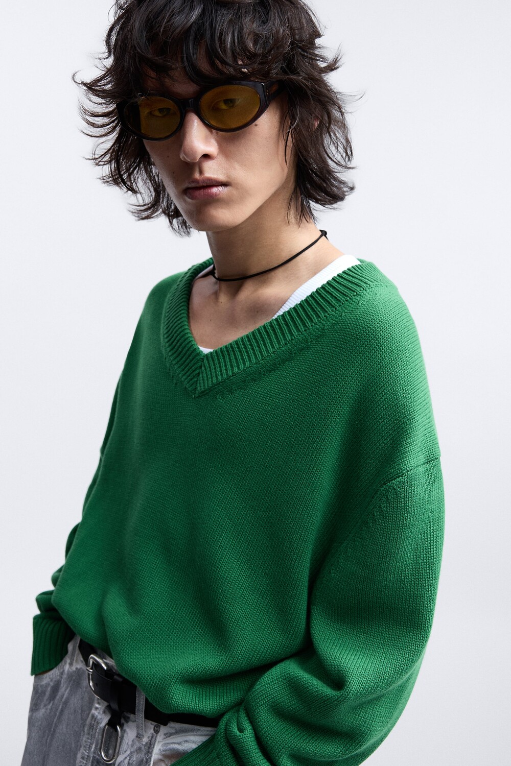 

Овальные солнцезащитные очки - ограниченная серия Zara, браун
