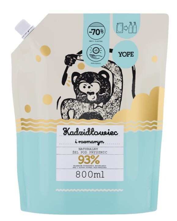 

Yope Kadzidłowiec i Rozmaryn Refill пополнение - гель для душа, 800 ml