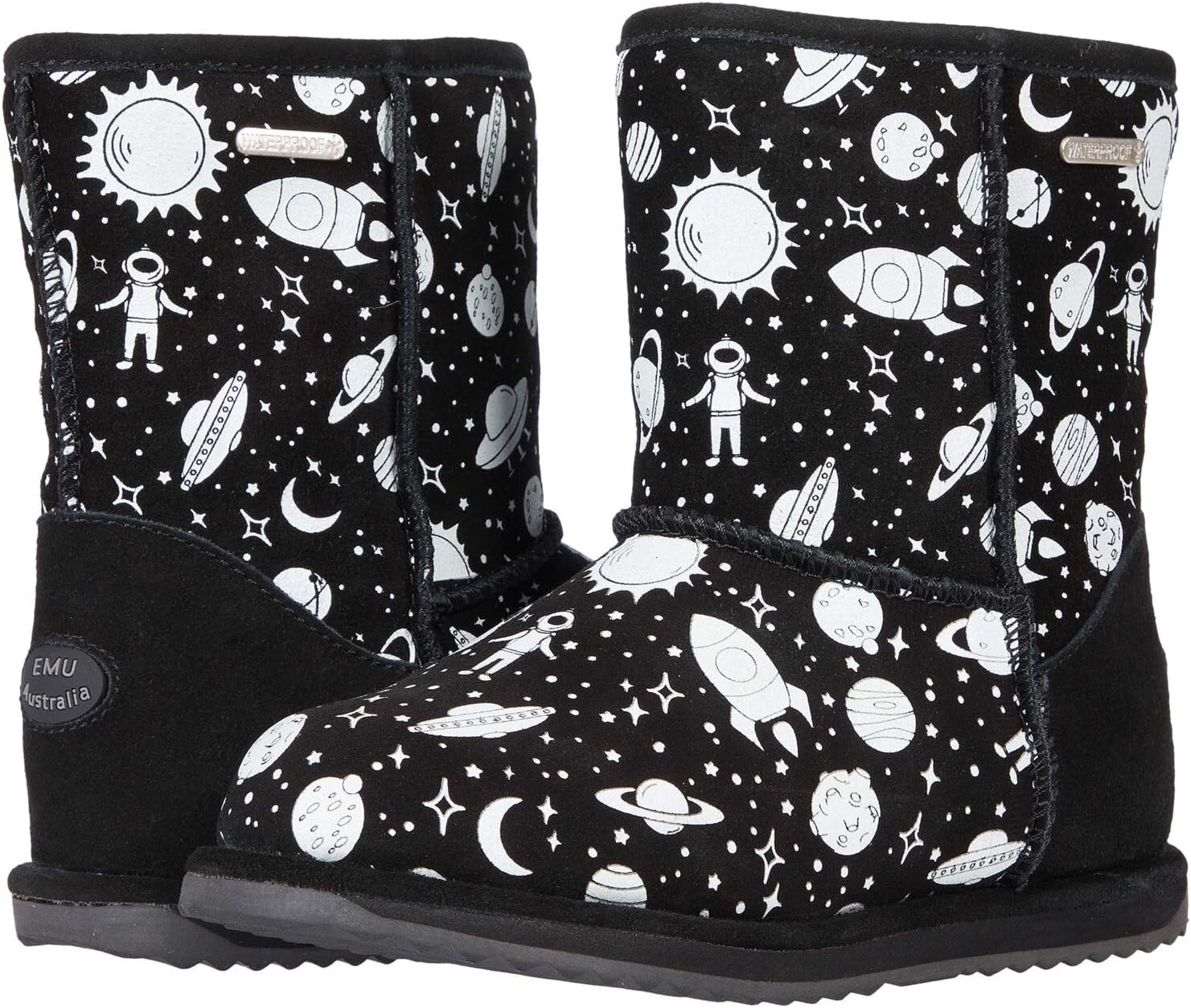 

Сапоги Outer Space Brumby EMU Australia Kids, черный