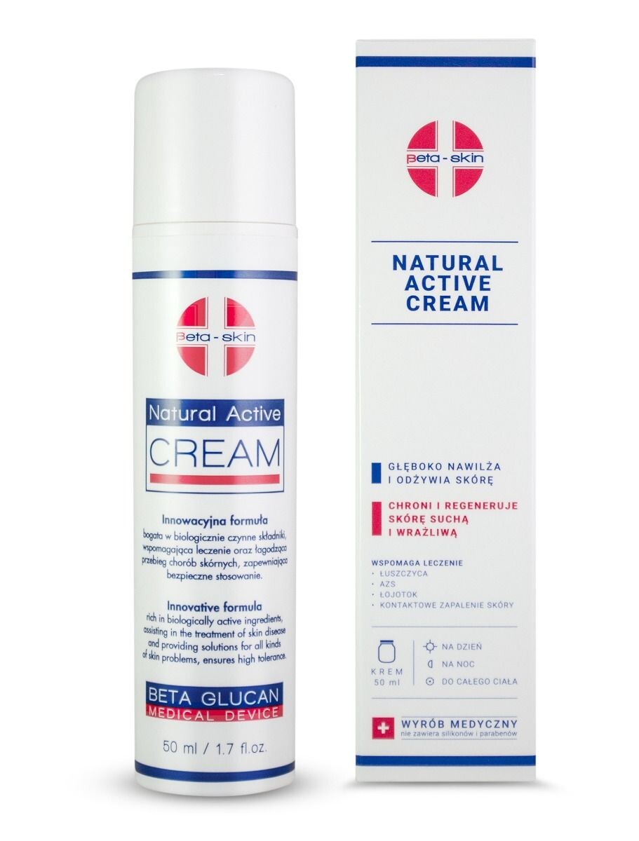 

Крем для лица и тела Beta Skin Natural Active, 50 мл