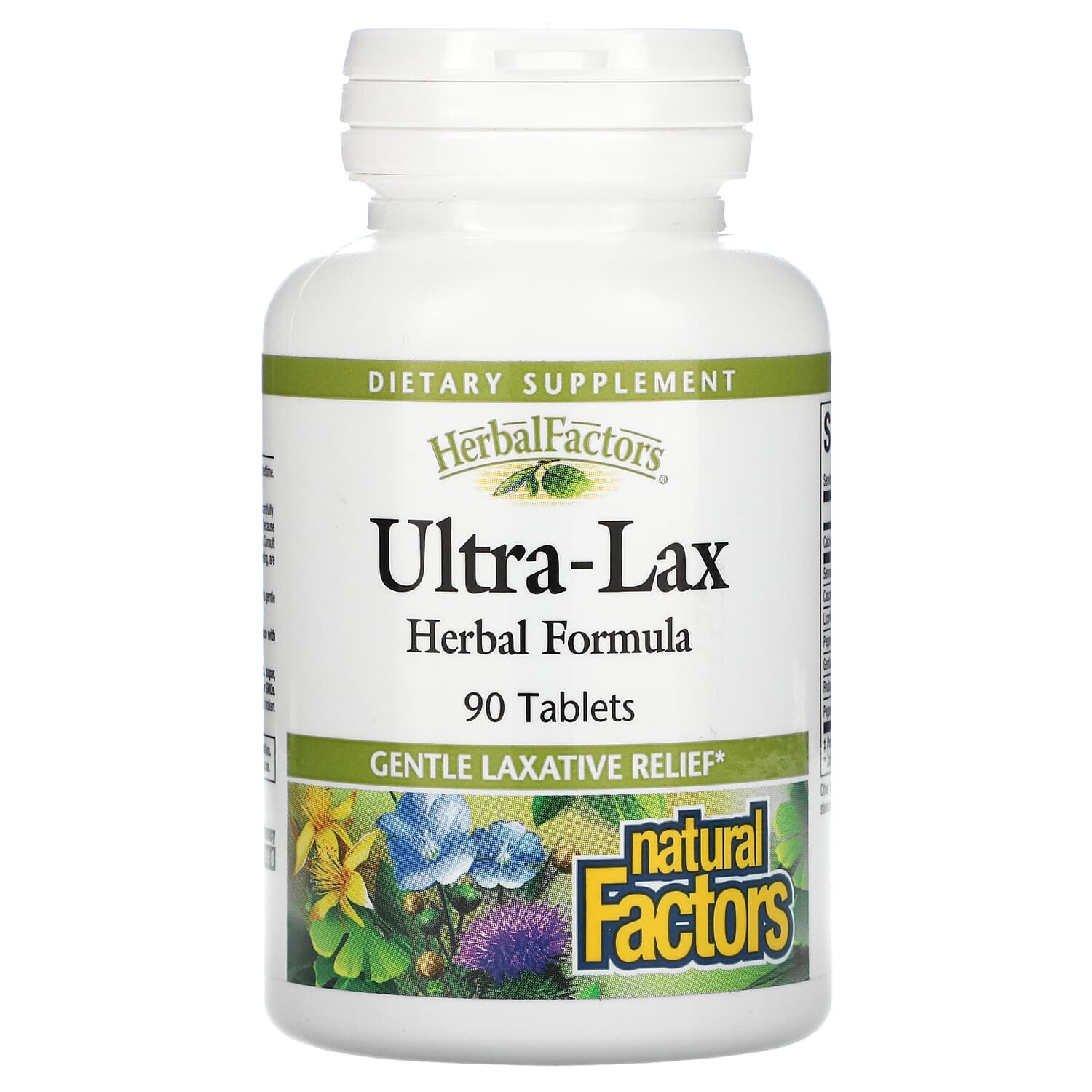 

Ultra-Lax, травяная формула, 90 таблеток, Natural Factors