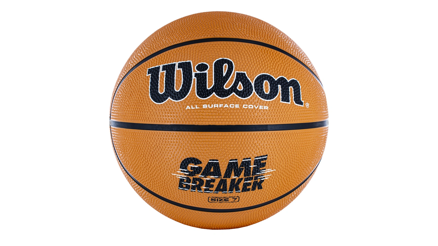 Wilson Basketball Gamebreaker, размер 7 basketball hoop mesh 13 buckles basketball net professional sunscreen standard nylon basketball net for outdoor sport supplies