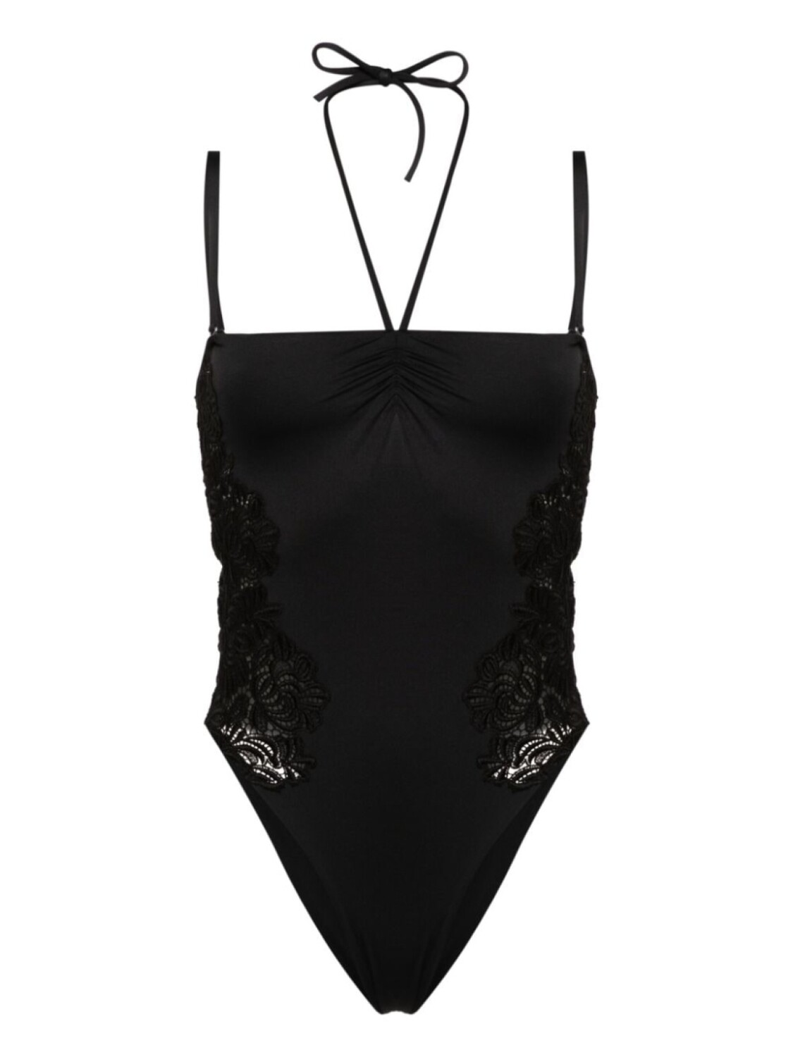 

Ermanno Scervino купальник с декором в технике макраме, черный