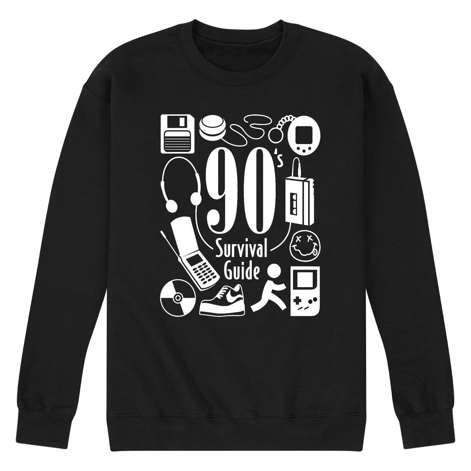 

Мужской свитшот «Руководство по выживанию 90-х» Licensed Character