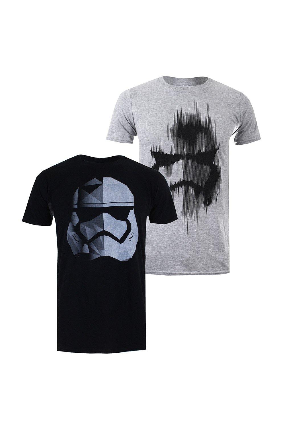цена Комплект из 2 хлопковых футболок Trooper Star Wars, мультиколор