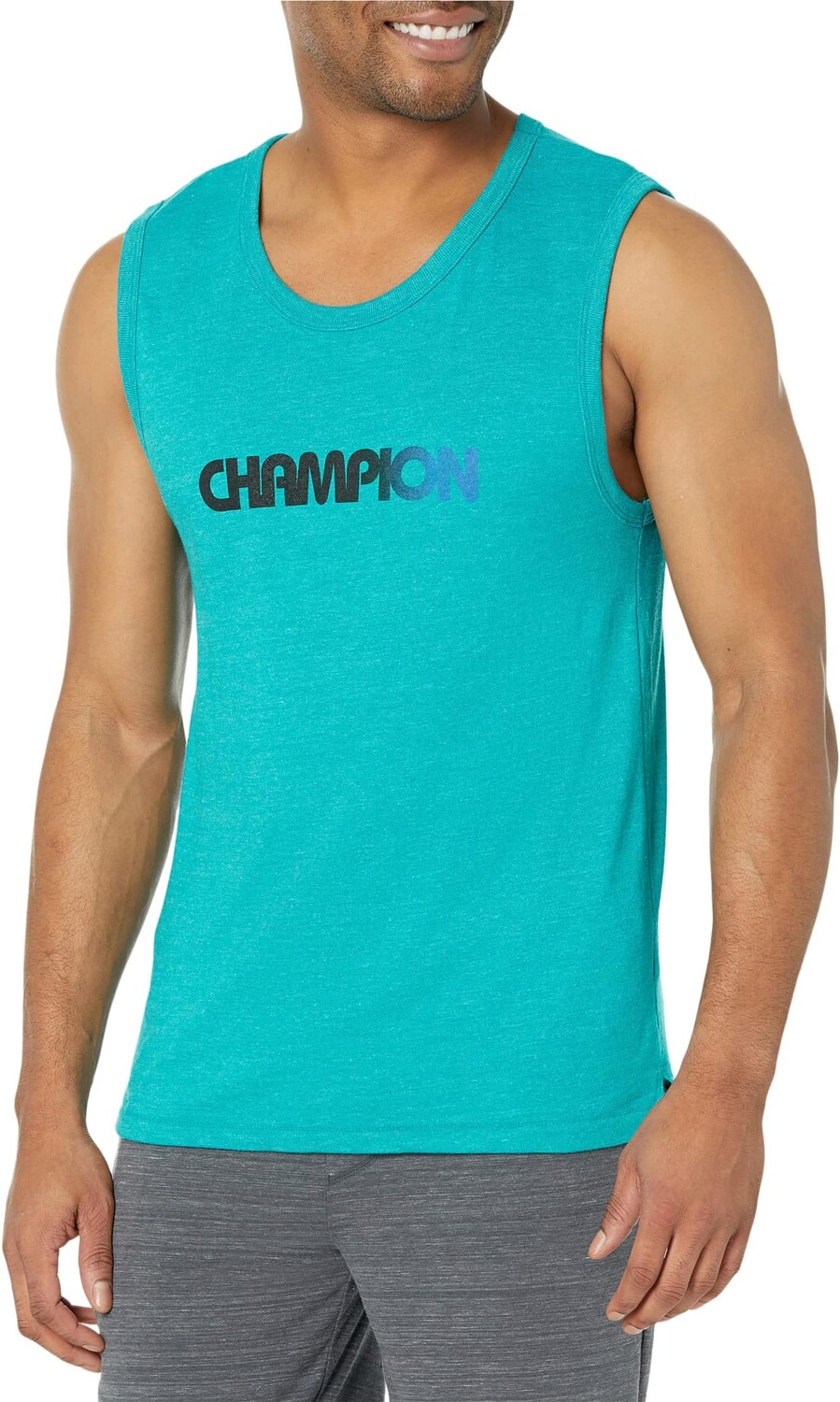 

Топ Graphic Powerblend Tank Champion, цвет Jungle Mint Heather