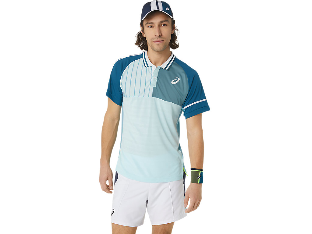 

Футболка Asics MEN MATCH POLO-SHIRT, аквамарин