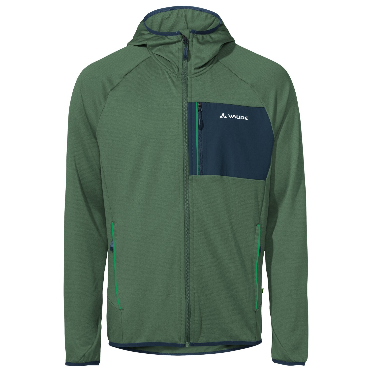 

Флисовая жилетка Vaude Tekoa Fleece II, цвет Woodland/Dark Sea