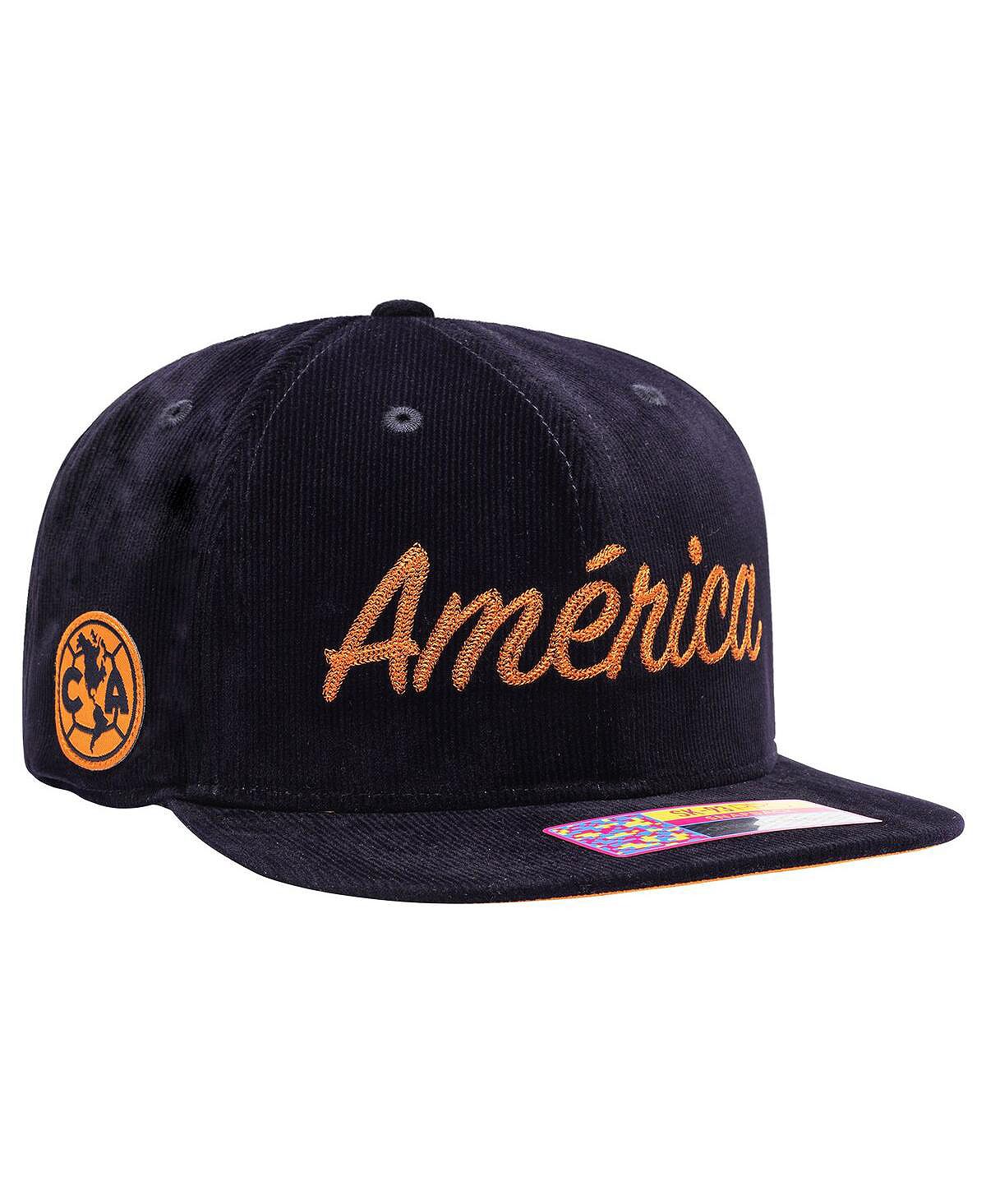 

Мужская плюшевая шляпа Snapback темно-синего цвета Club America Fan Ink