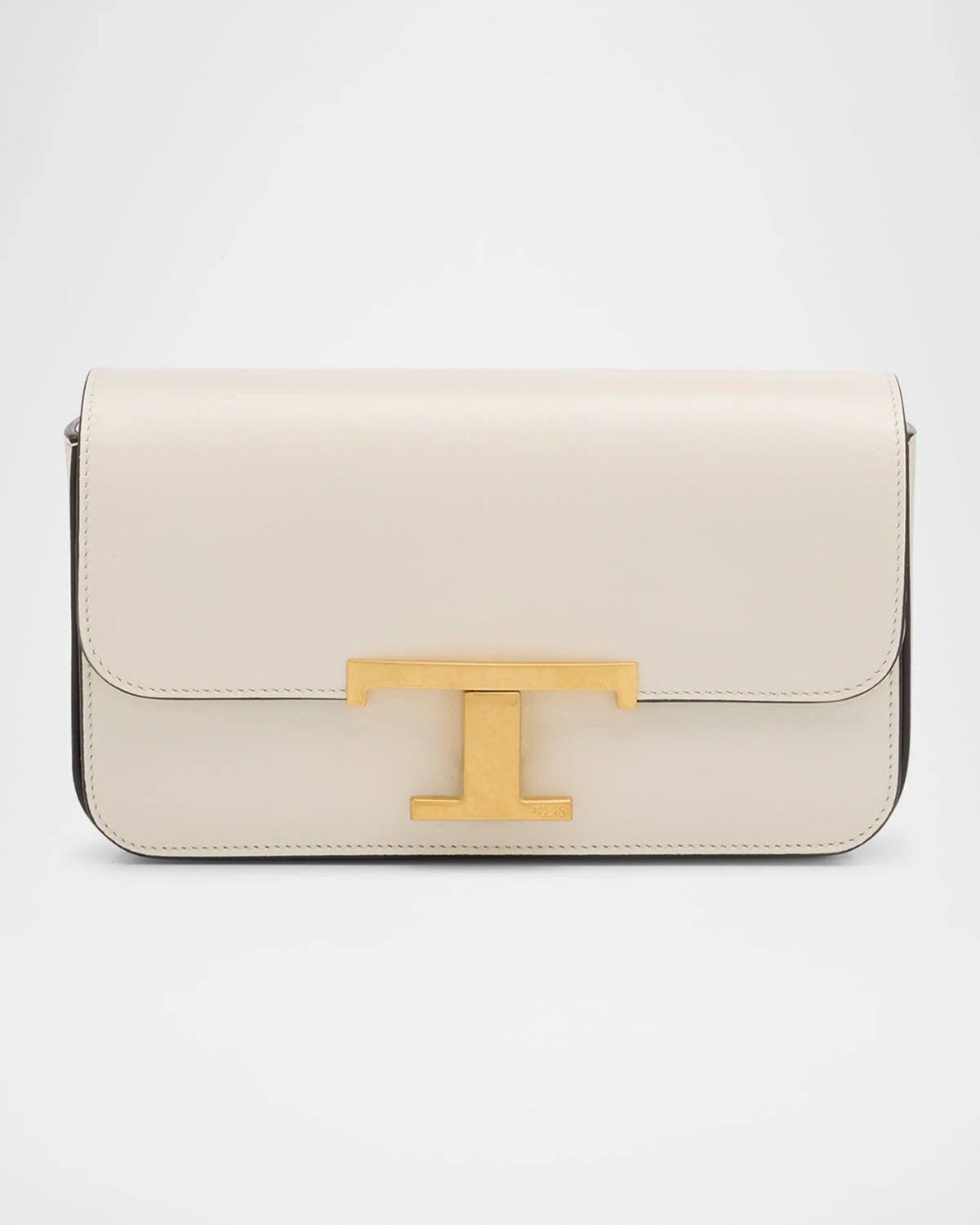 

Кожаная сумка через плечо с микроклапаном Tod'S, цвет Bianco Calce
