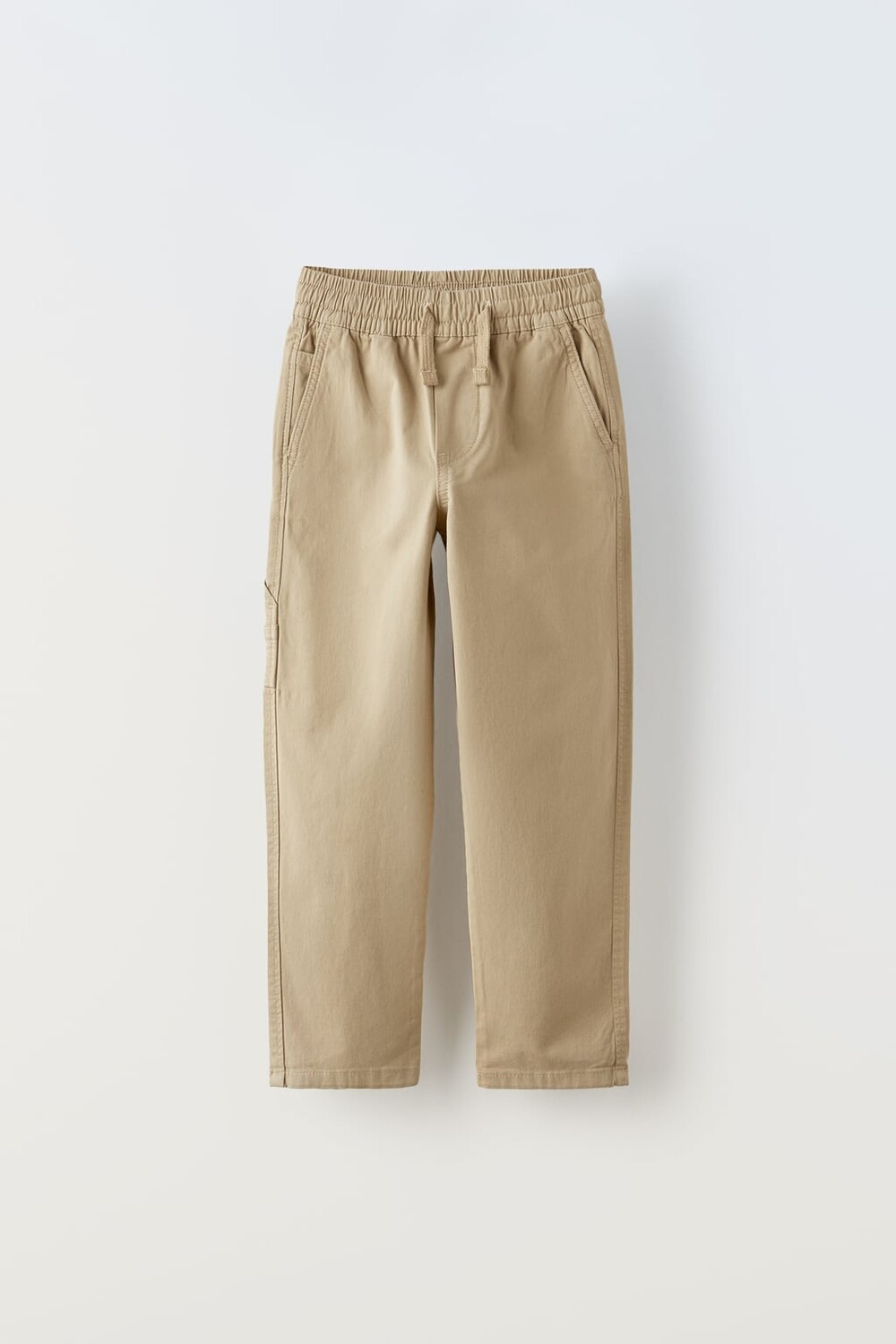 

Брюки из тилла ZARA, бежевый