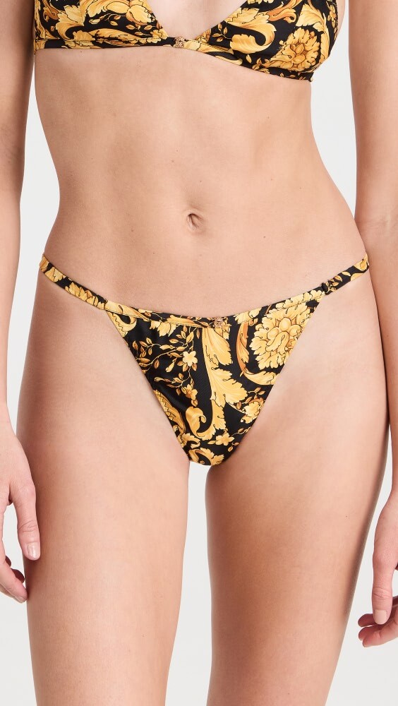 

Стринги Versace Silk, черный
