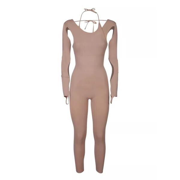 

Комбинезон cut-out details jumpsuit Andreadamo, розовый