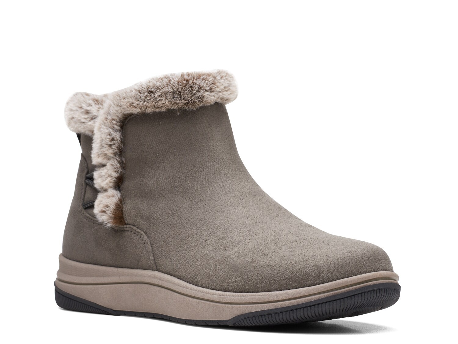 

Меховые ботильоны Breeze Clarks, темно-зеленый