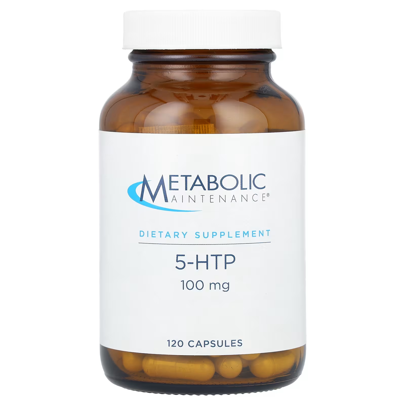 Пищевая добавка Metabolic Maintenance 5-HTP 100 мг, 120 капсул metabolic maintenance дикальций малат 250 мг 120 капсул