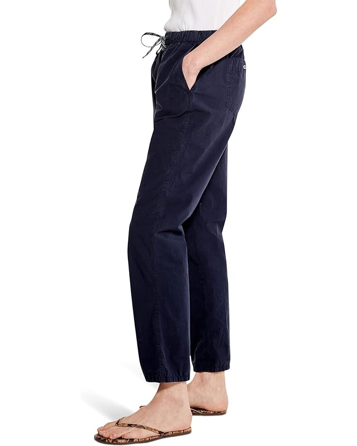

Брюки NIC+ZOE Cotton Poplin Relaxed Ankle Pants, цвет Dark Indigo