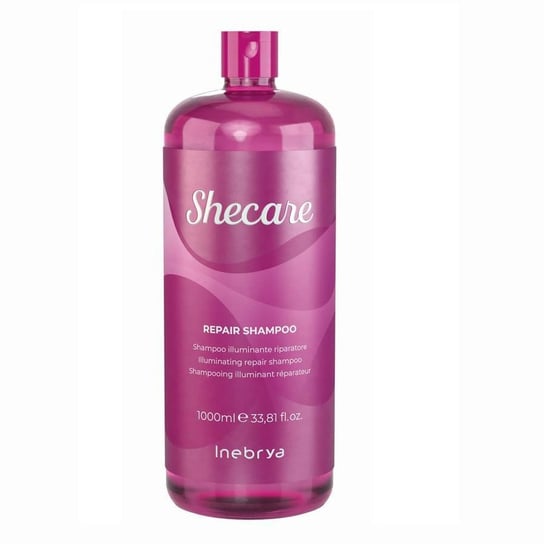 Осветляющий и восстанавливающий шампунь для волос, поврежденных химическими обработками, 1000мл Inebrya, Shecare Repair Shampoo