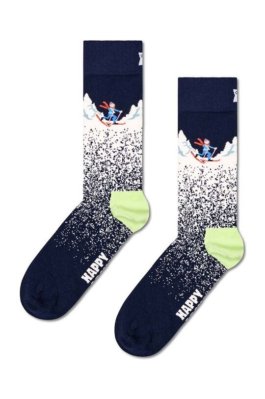 

Носки «Снежная ночь» Happy Socks, темно-синий