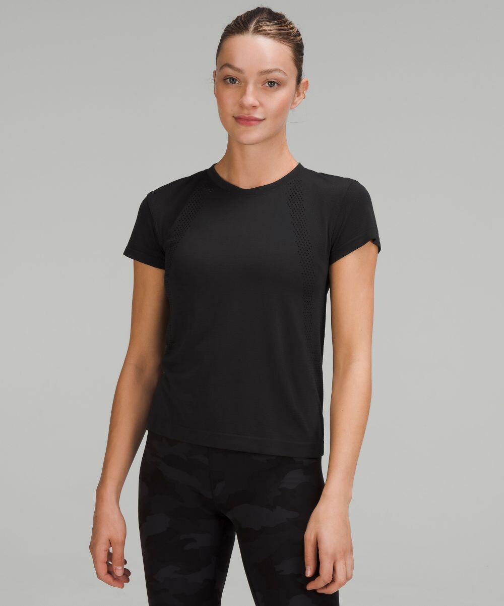 

Рубашка с короткими рукавами Train to Be Lululemon, черный