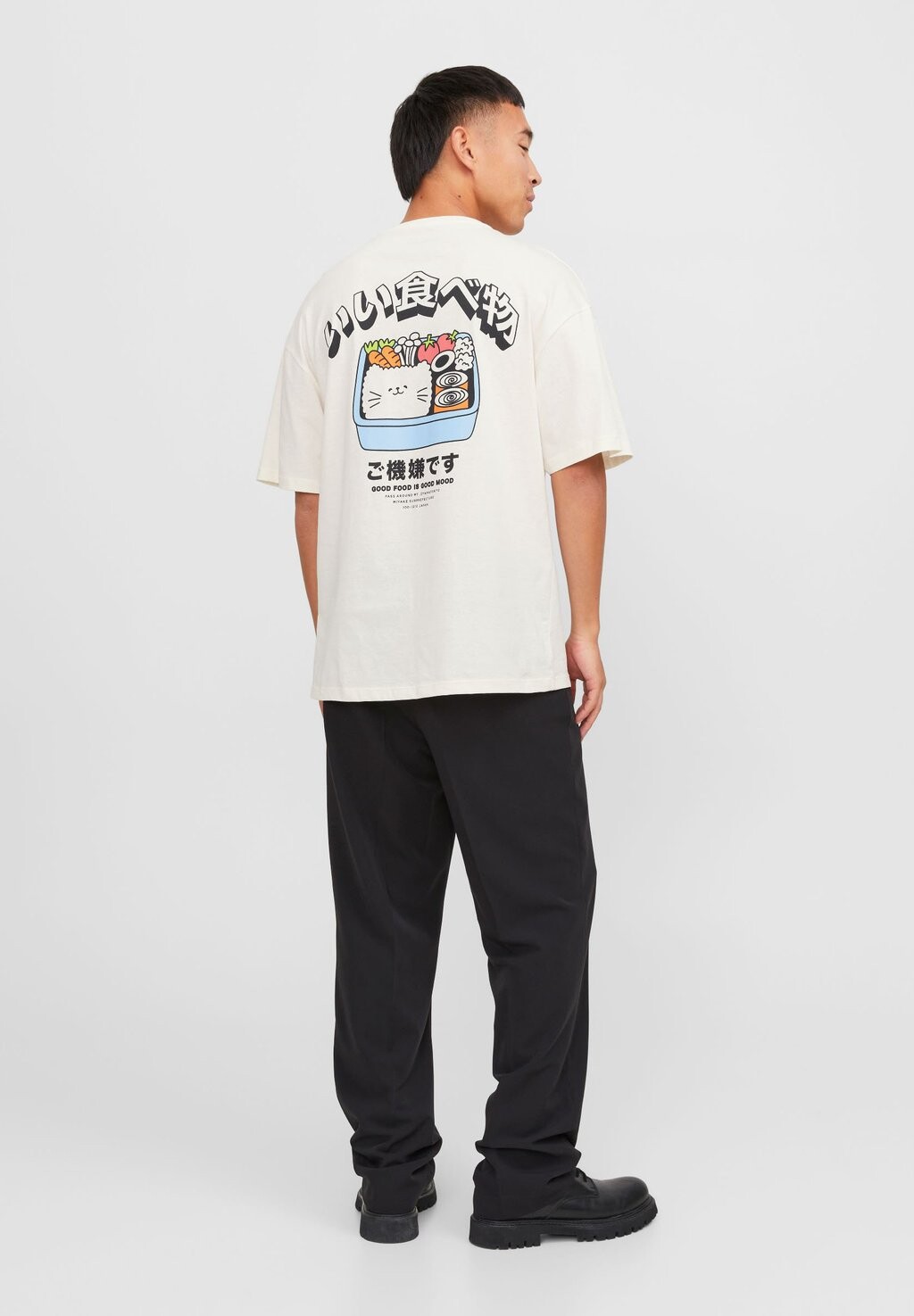 

Футболка с принтом JORGOOD TEE CREW NECK UNISEX Jack & Jones, цапля