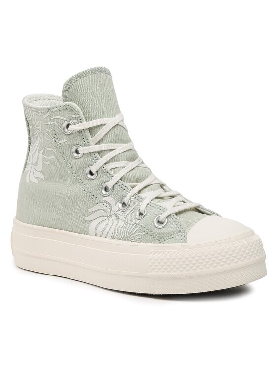 

Кроссовки из ткани Converse, зеленый
