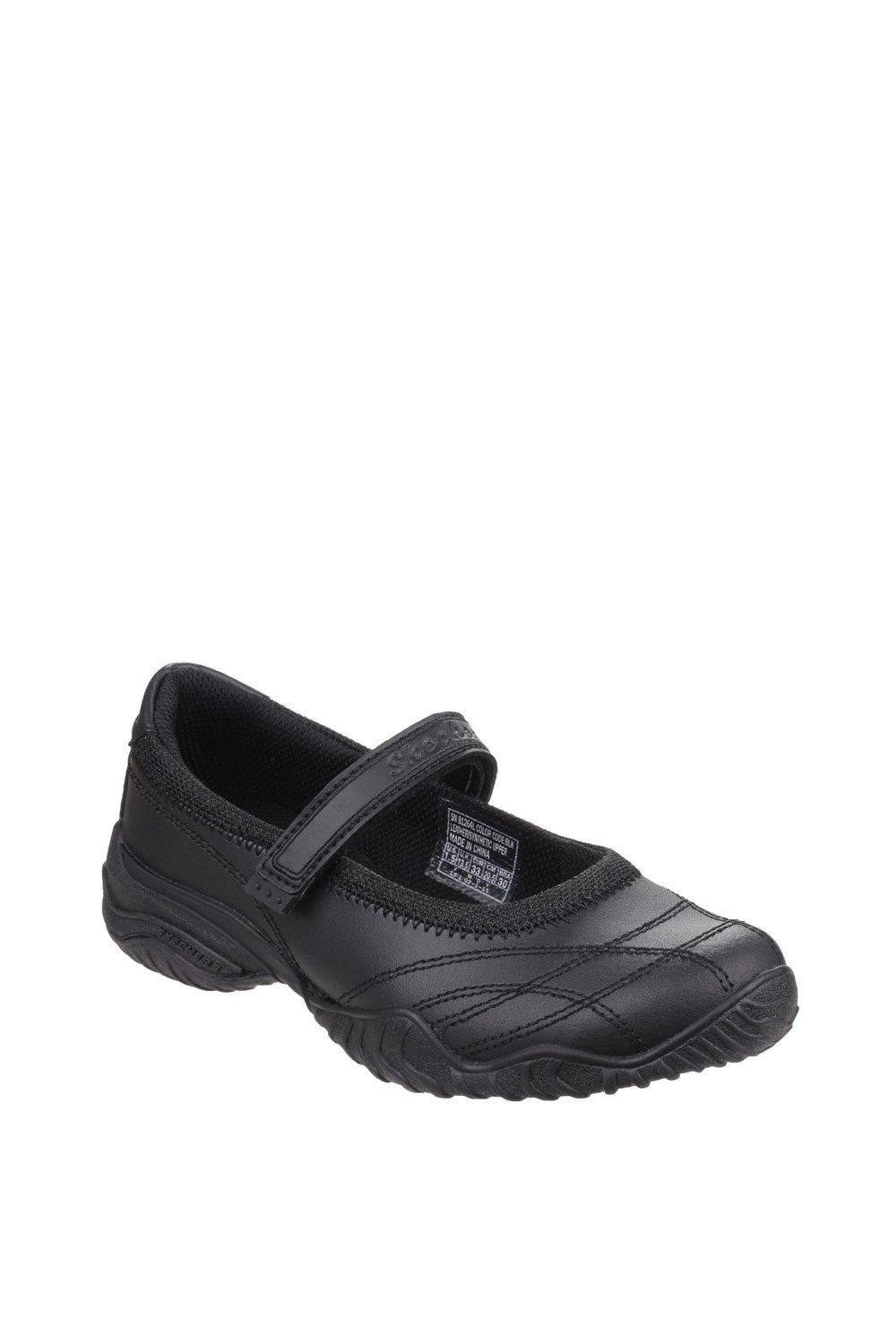 Кожаные туфли Velocity Pouty Skechers, черный цена и фото