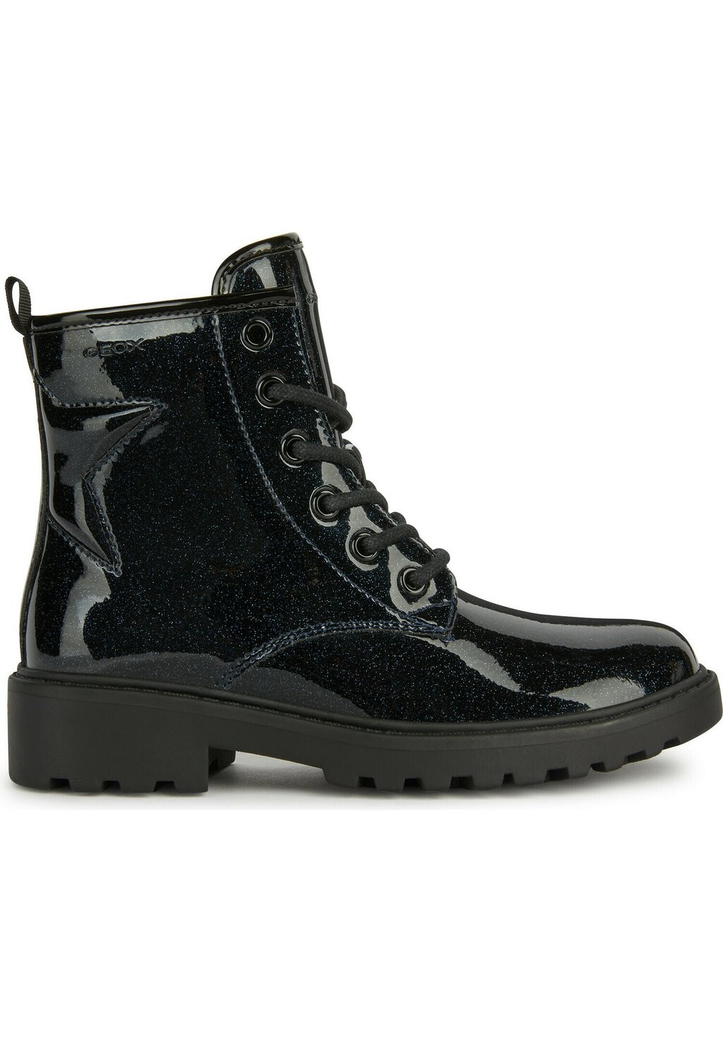 

Ботильоны на шнуровке Jr Casey Geox, цвет dark navy