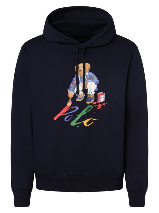 

Пуловер с капюшоном Polo Ralph Lauren, синий