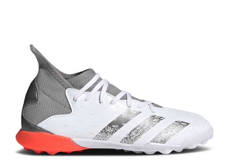 

Кроссовки Adidas PREDATOR FREAK.3 TF J 'WHITE SOLAR RED', белый