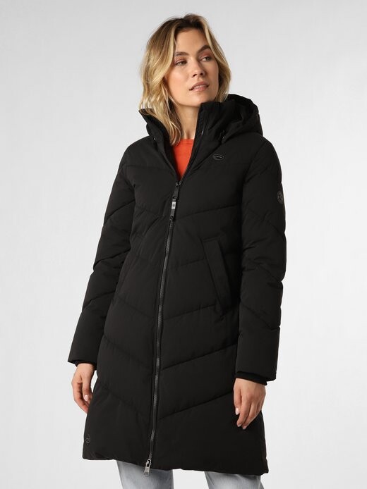 

Стеганое пальто Ragwear, черный