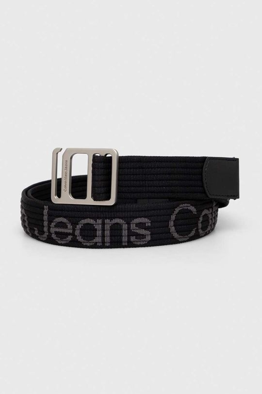 Пояс Calvin Klein Jeans, черный ремень calvin klein reversible logo коричневый