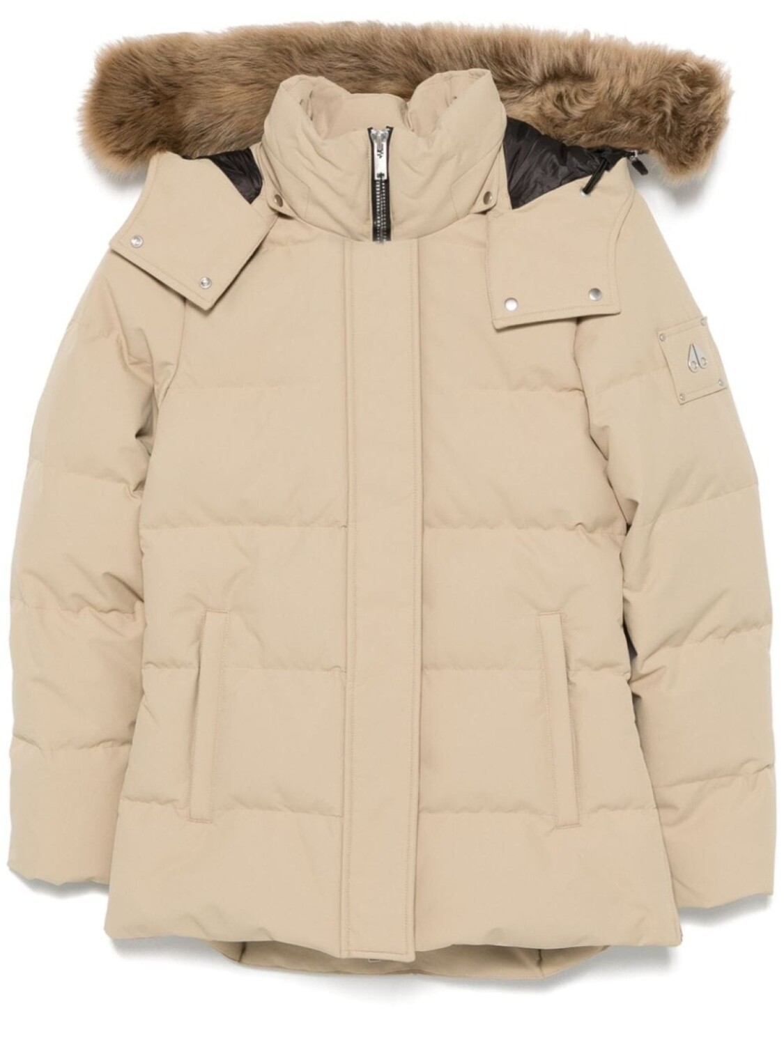 

Пуховик Moose Knuckles Cloud Shearling 3Q, серый