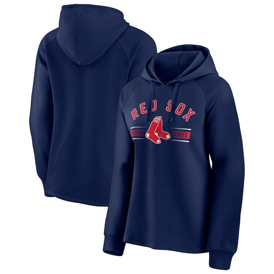 

Пуловер с капюшоном Fanatics Branded Boston Red Sox, нави