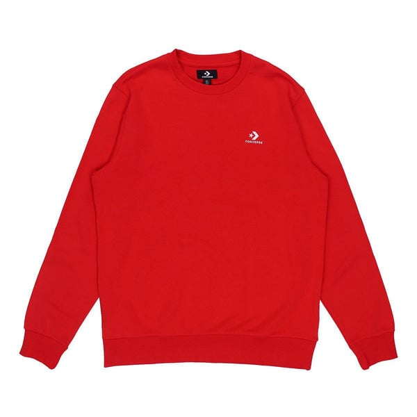 

Толстовка Men's Converse Casual Sports Logo Round Neck Pullover Red, красный