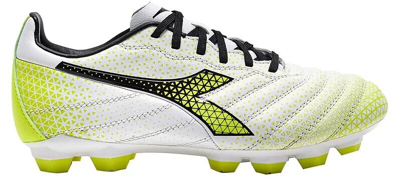 

Детские футбольные бутсы Diadora Brasil Elite GR LT LPU FG, белый/желтый