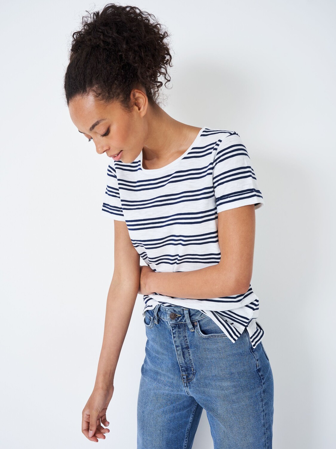 

Футболка с круглым вырезом Crew Clothing Slub