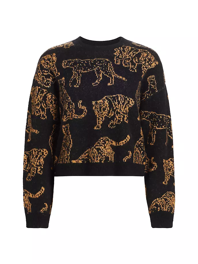 Свитер Perci из смесовой шерсти с изображением тигра Rails, цвет camel wild cats ireland kenneth wild reads big cats