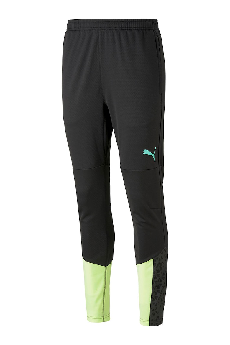 Футбольные брюки с логотипом Puma, черный футбольные брюки puma размер m черный