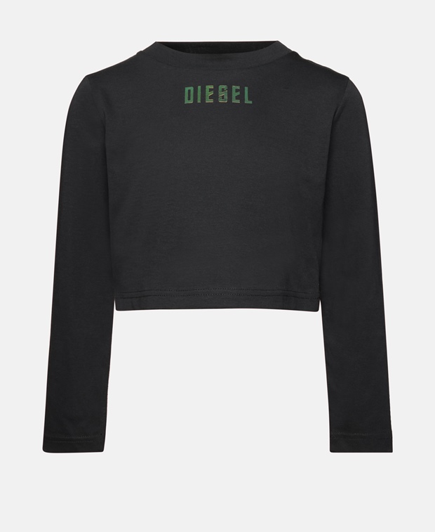 

Топ с длинными рукавами Diesel, черный