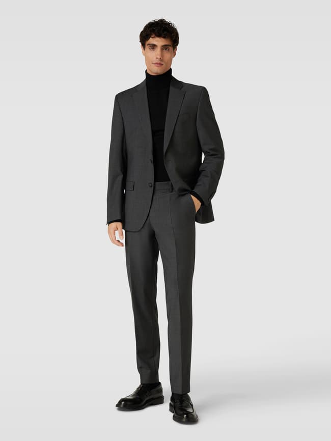 Костюмные брюки с зажатыми складками, модель Райан Pierre Cardin, серый