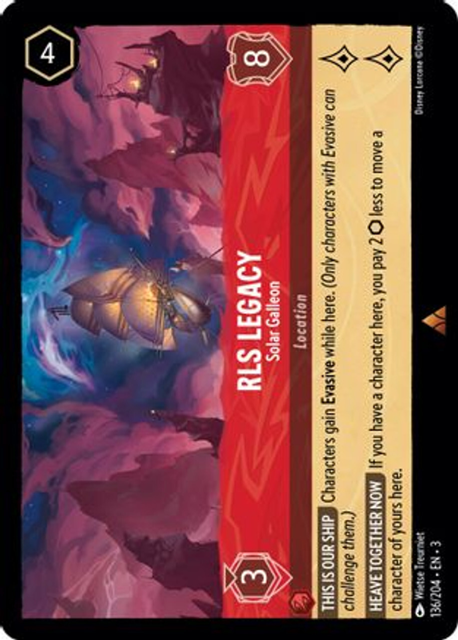 

Карточная игра RLS Legacy - Solar Galleon (136/204) - Into the Inklands Cold Foil