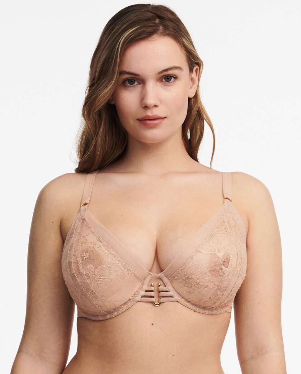 

Бюстгальтер на косточках Impulse push-up с серебряными деталями CHANTELLE X